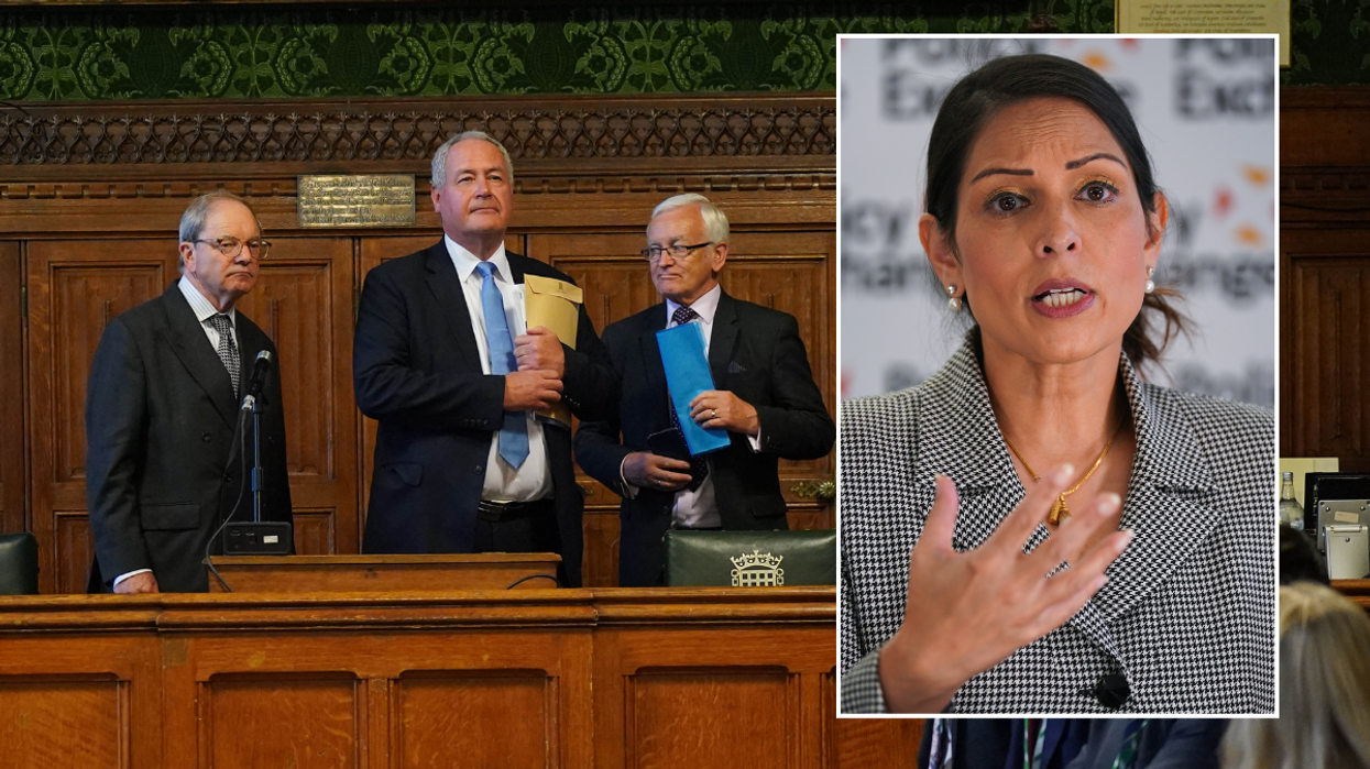 Priti Patel crashes out of race to find successor for Rishi Sunak