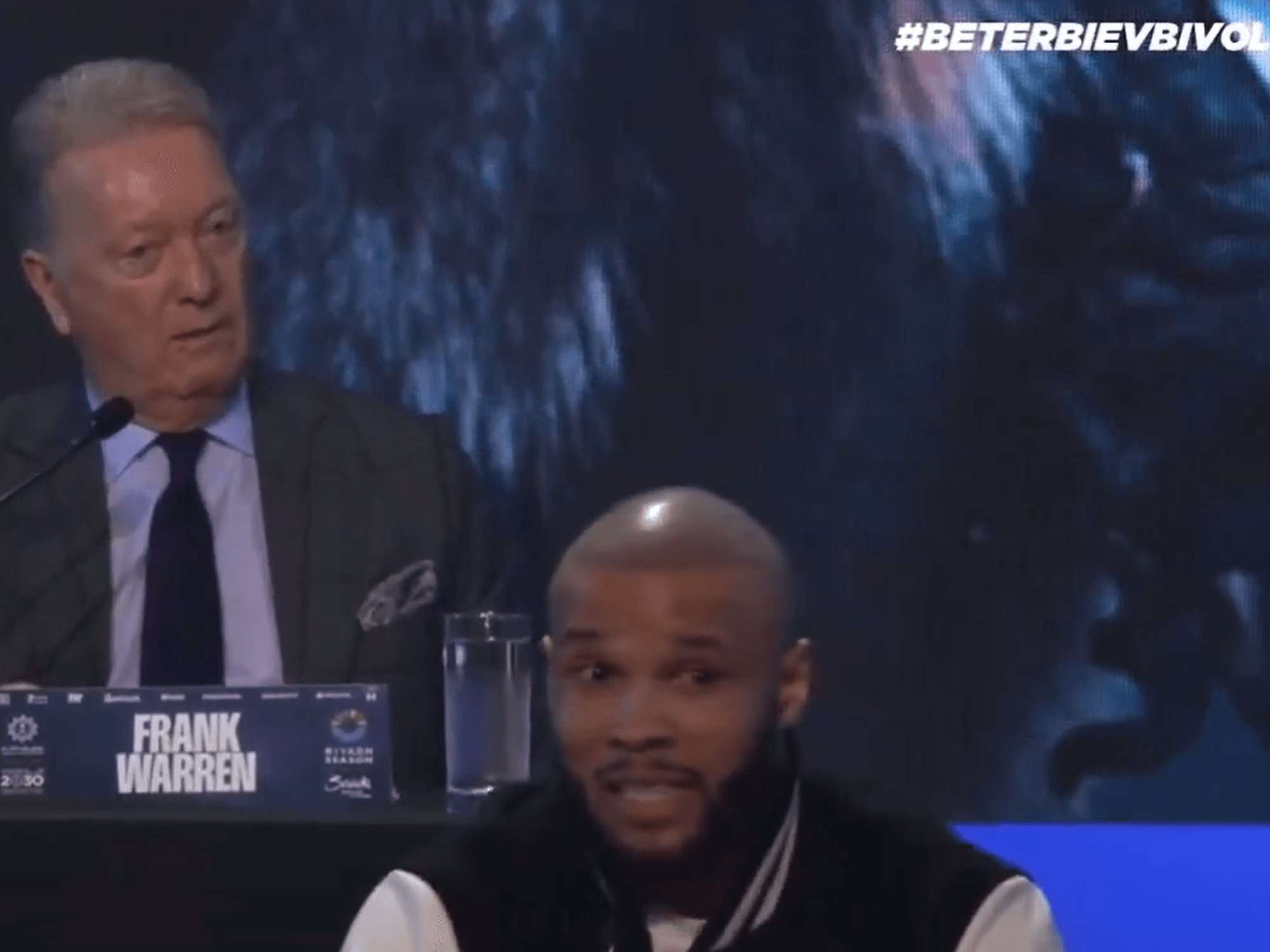 Frank Warren threatens to sue Chris Eubank Jr after press conference outburst involving Eddie Hearn
