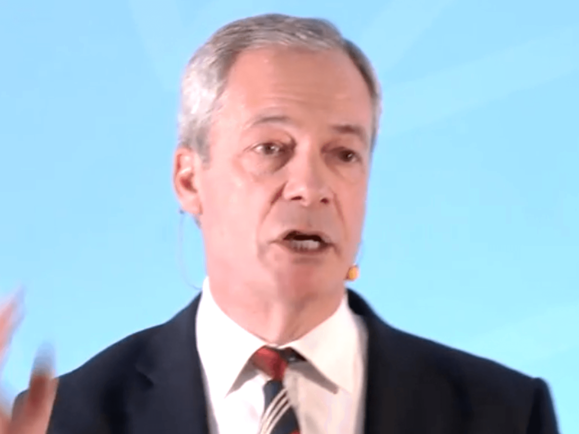 WATCH: Nigel Farage announces major Reform UK milestone mid-speech