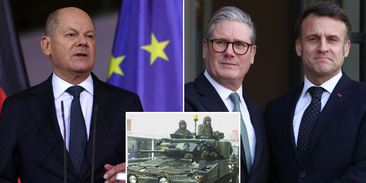 NextImg:Germany REJECTS Keir Starmer's Ukraine peace plan as Scholz slams 'completely premature' troops pledge