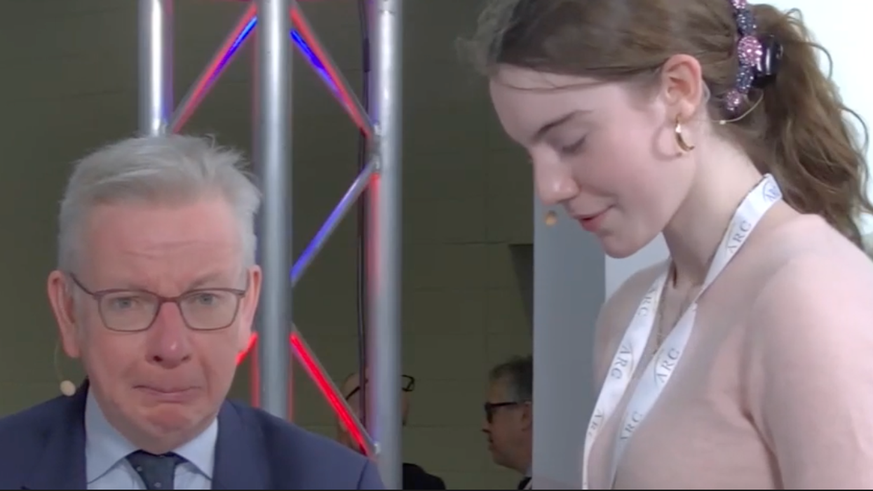 WATCH - Michael Gove told to beware of 'mental blockages' in tarot card reading by Jacob Rees-Mogg's daughter