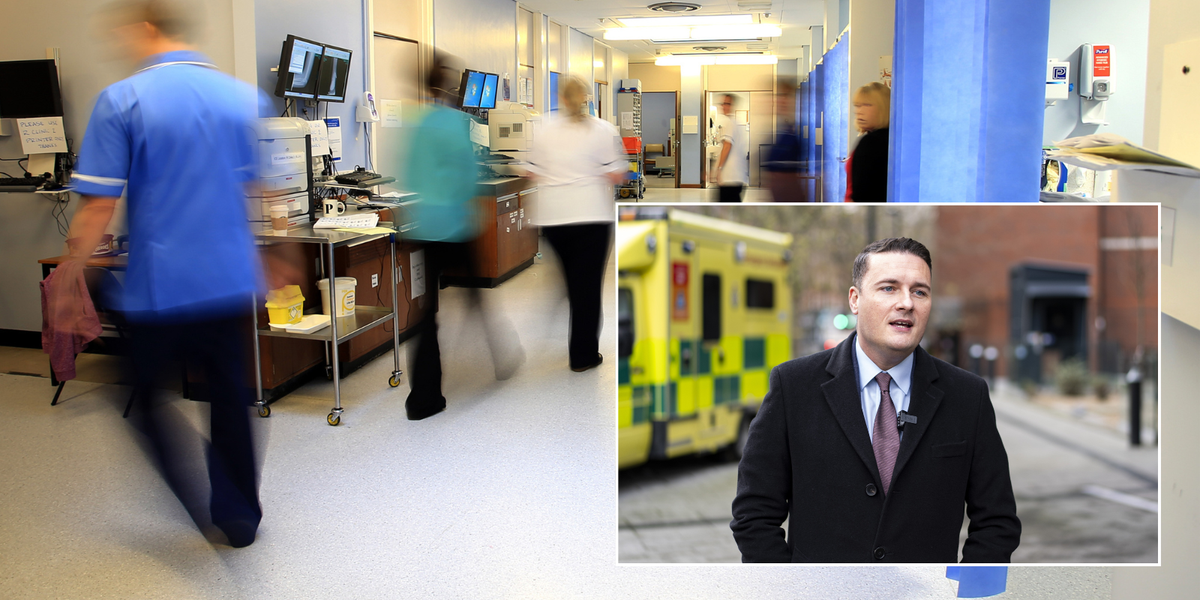 NextImg:NHS to cut 7,000 jobs as part of Wes Streeting's plan to shrink central bureaucracy