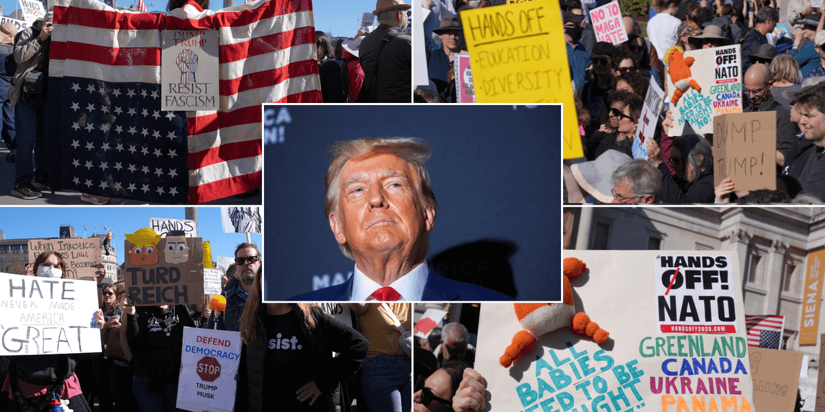 Donald Trump protests: Thousands of anti-Trump protesters descend on ...