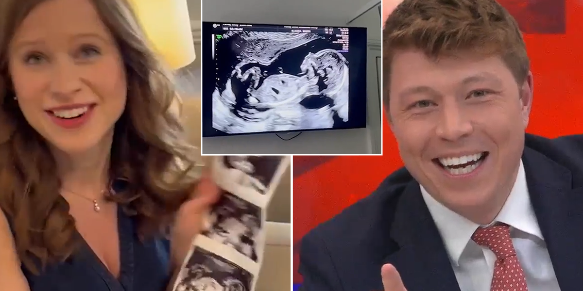 NextImg:Emily Carver PREGNANT: GB News baby as Patrick Christys halts show to make bombshell announcement