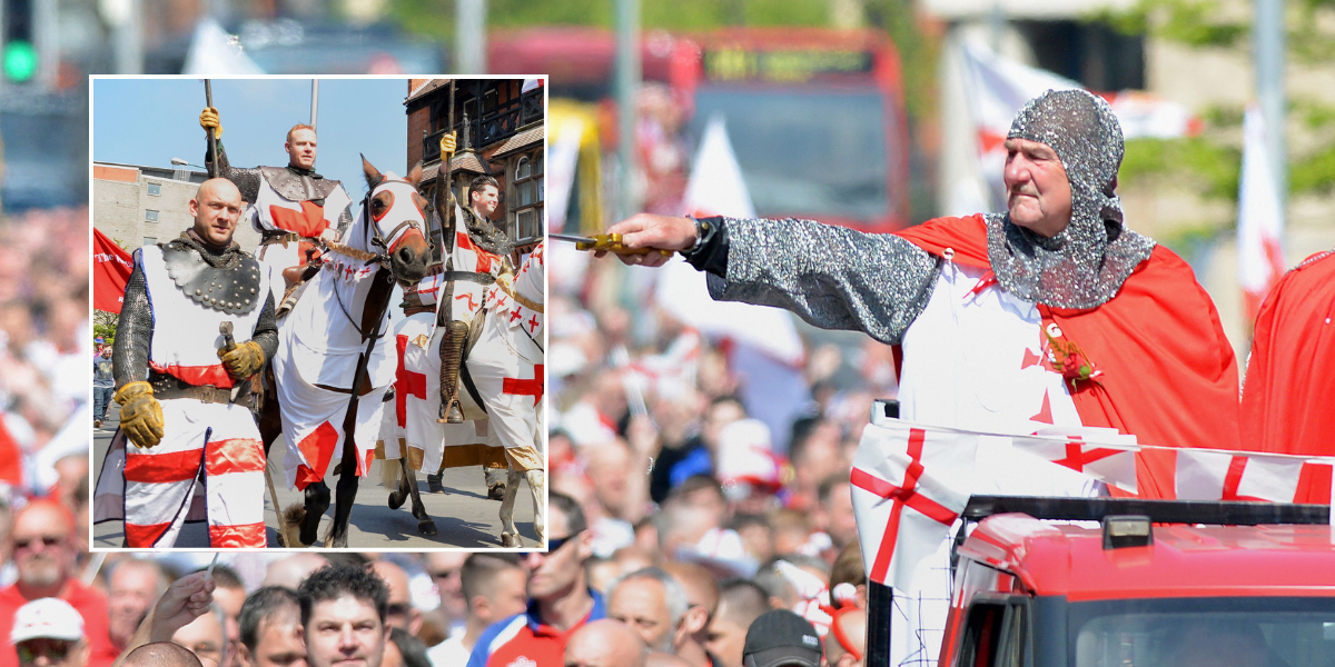 NextImg:Thousands take to streets to mark England's national day - 'Let's be proud!'