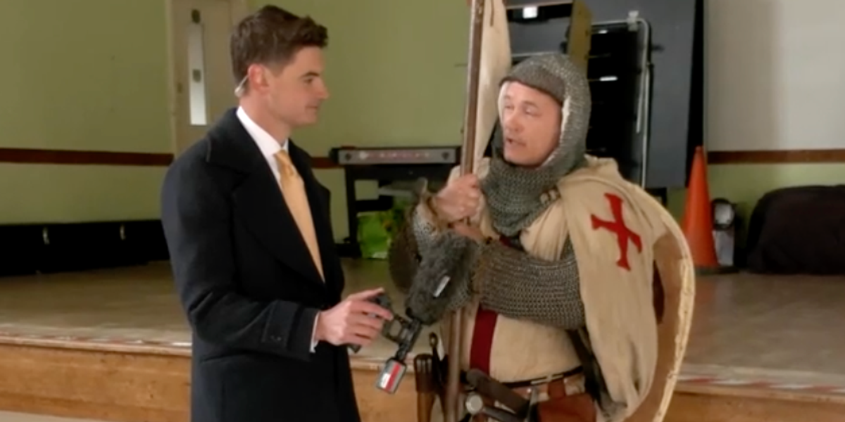 NextImg:St George's Day: Patron saint impersonator tells GB News about the importance of English celebration