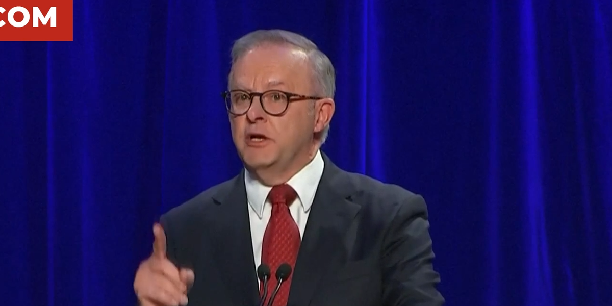 NextImg:WATCH: Anthony Albanese scolds audience members booing his political opponent - 'Treat people with respect!'