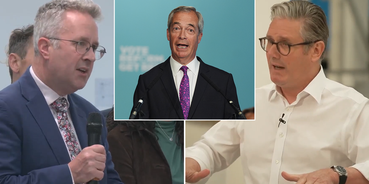 NextImg:Keir Starmer grilled by GB News over Nigel Farage ‘living rent free in his brain’ - WATCH