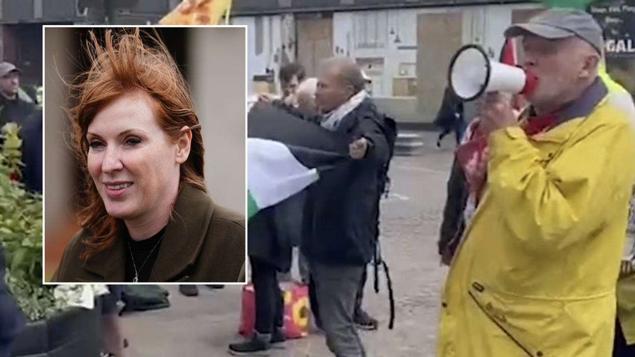 Angela Rayner 'does a runner' from pro-Palestine protesters as Deputy PM forced to abandon by-election campaign