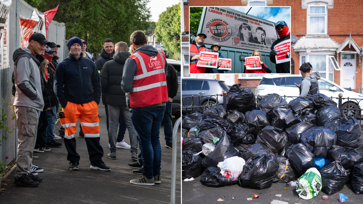 Birmingham bin workers vote to continue strike until CHRISTMAS in row over pay