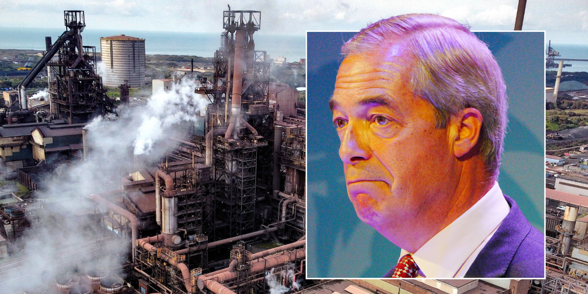 NextImg:Nigel Farage vows to REOPEN Port Talbot as Reform UK launches bid to unseat Labour 'betrayers'