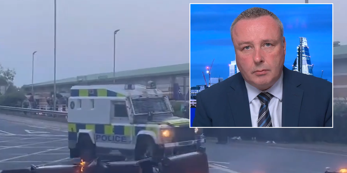 NextImg:Ballymena riots: GB News’s Mark White says police facing ‘molotov of cocktails’ amid unrest