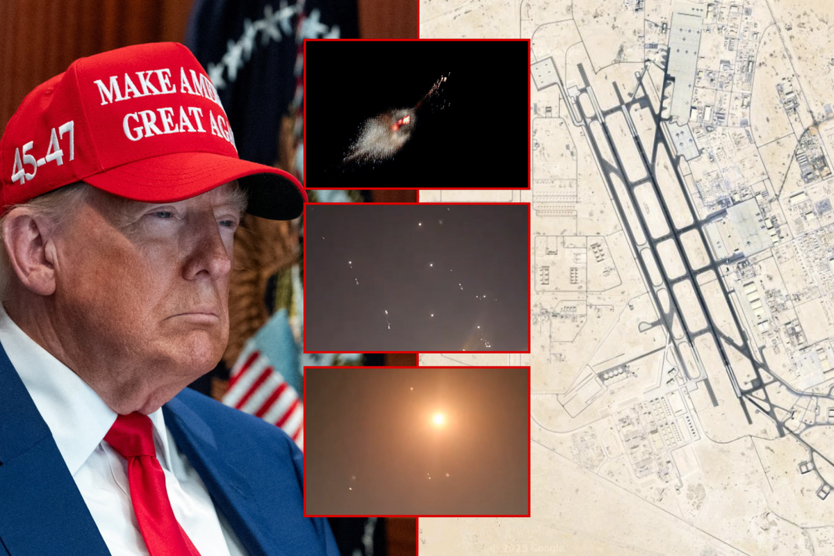 Donald Trump tears into 'very weak' Iranian missile strikes as he jabs: 'They've gotten it all out of their system!'