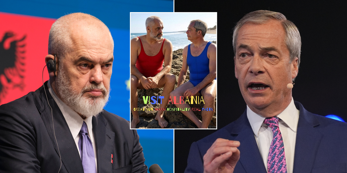 NextImg:Nigel Farage accused of 'post-Brexit delusion' by furious Albanian PM in fresh twist to international feud