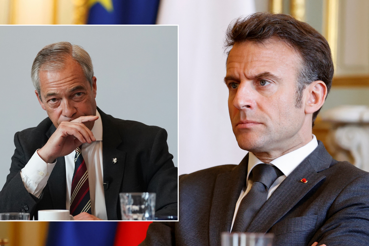 Nigel Farage 'snubbed' by Emmanuel Macron as French President set to meet Kemi Badenoch and Ed Davey - but NOT Reform UK leader