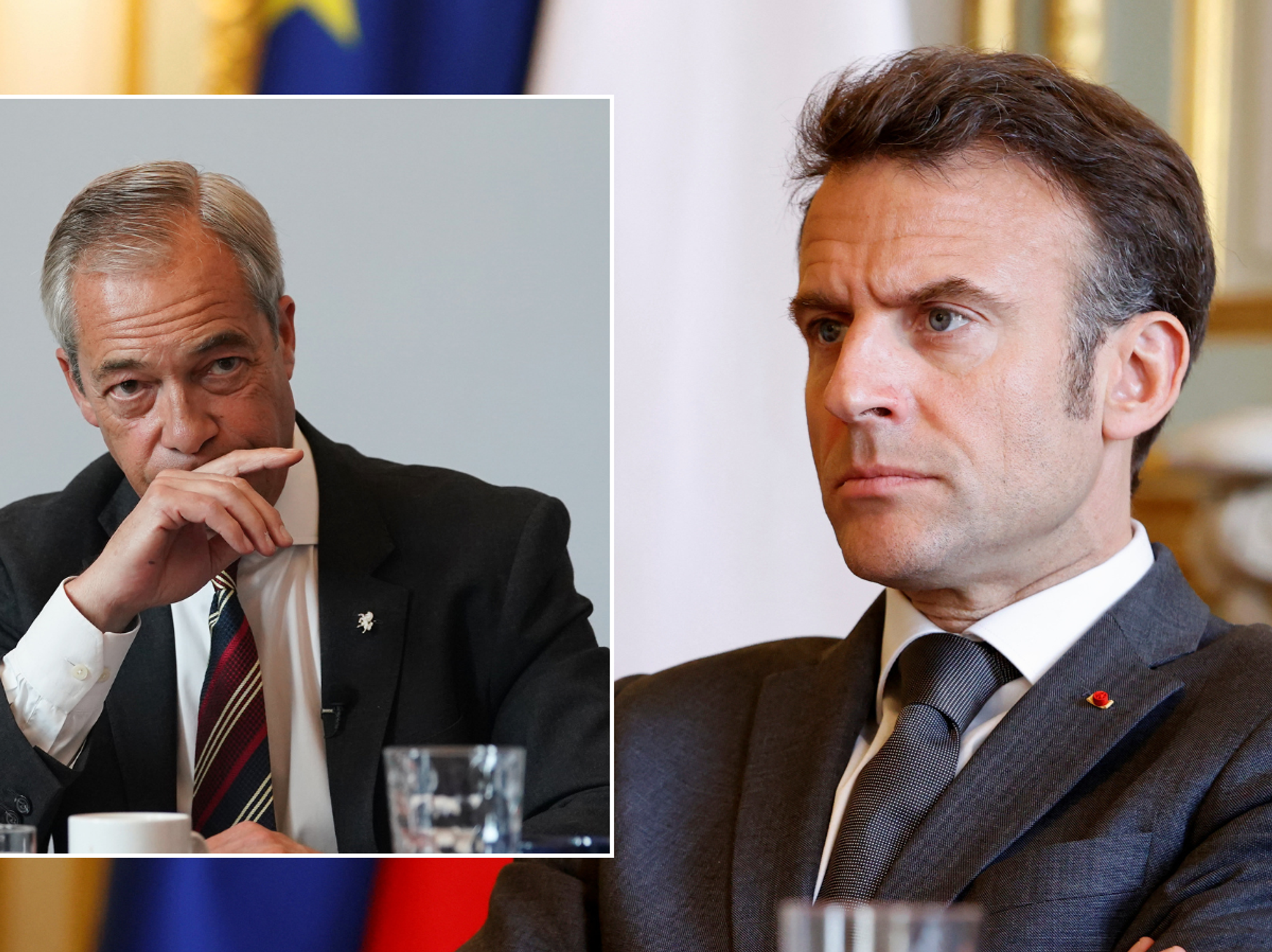 Nigel Farage 'snubbed' by Emmanuel Macron as French President set to meet Kemi Badenoch and Ed Da...