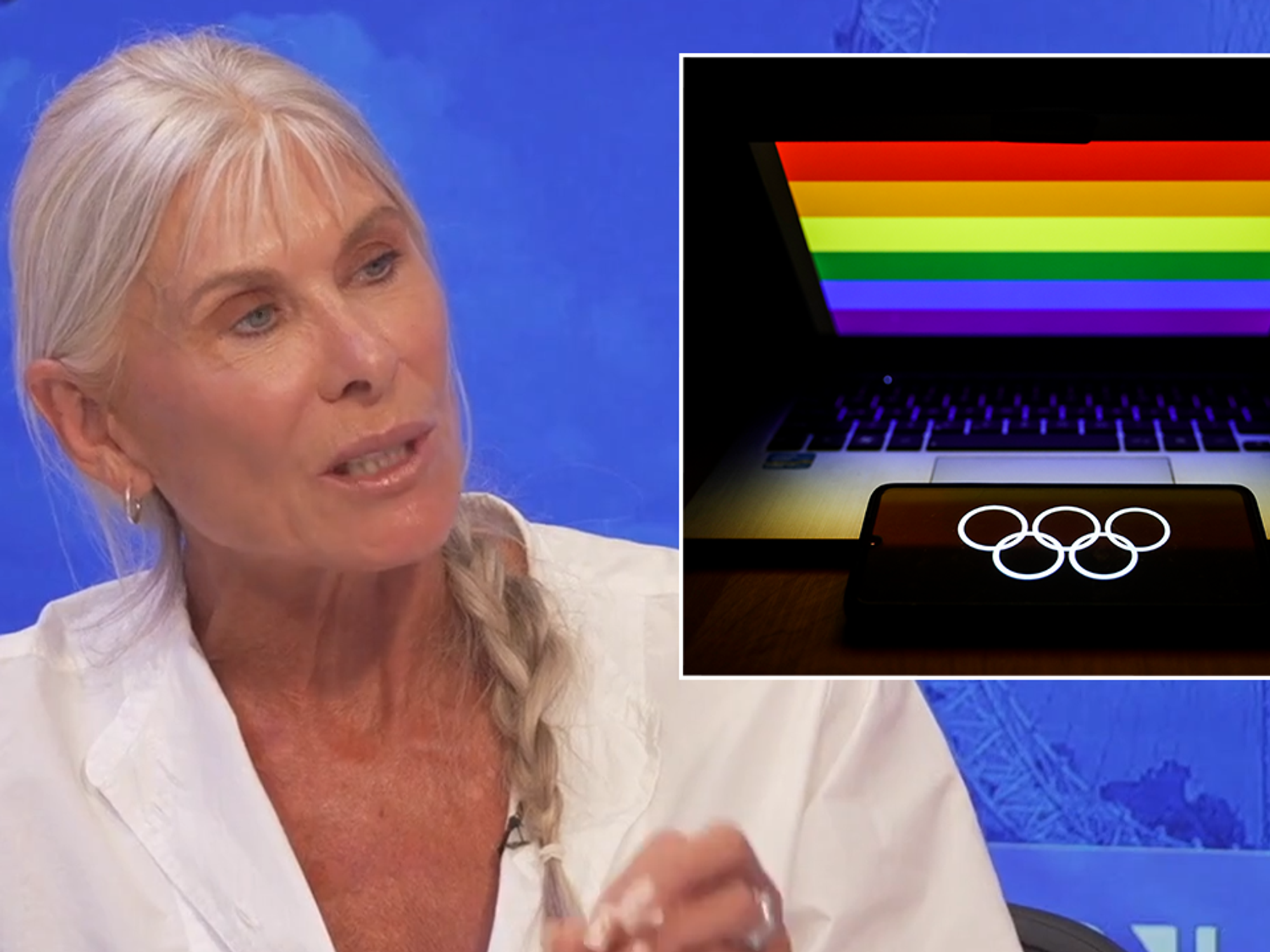 Olympian Sharron Davies blasts ‘atrocious’ message to young girls as she threatens sport bosses w...