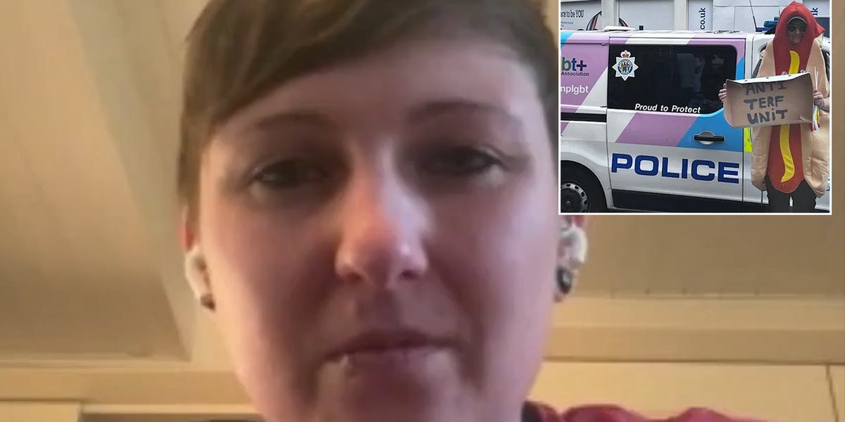 NextImg:Linzi Smith lifts lid on ‘eye-opening’ undercover operation at Pride event: ‘Satanic flags and people on leashes’