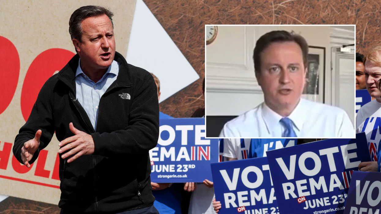 EXPOSED: Shock video shows David Cameron trying to foil 'massive' EU power grab before his bid to stop Brexit