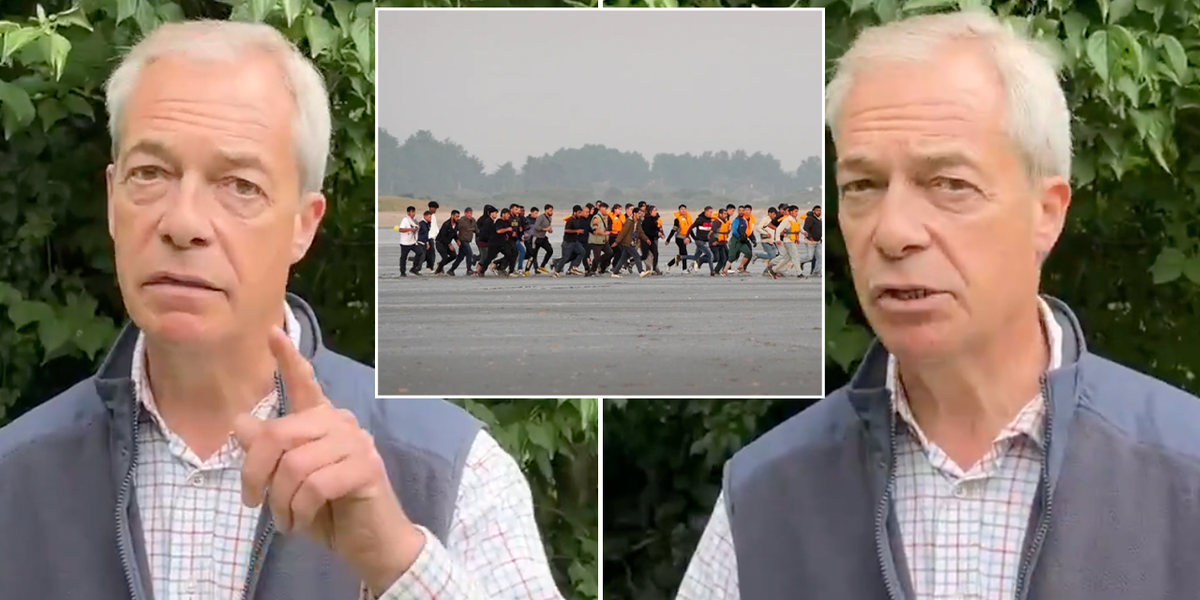 NextImg:Nigel Farage brands young male asylum seekers a ‘danger’ after slew of arrests in much-loved UK town