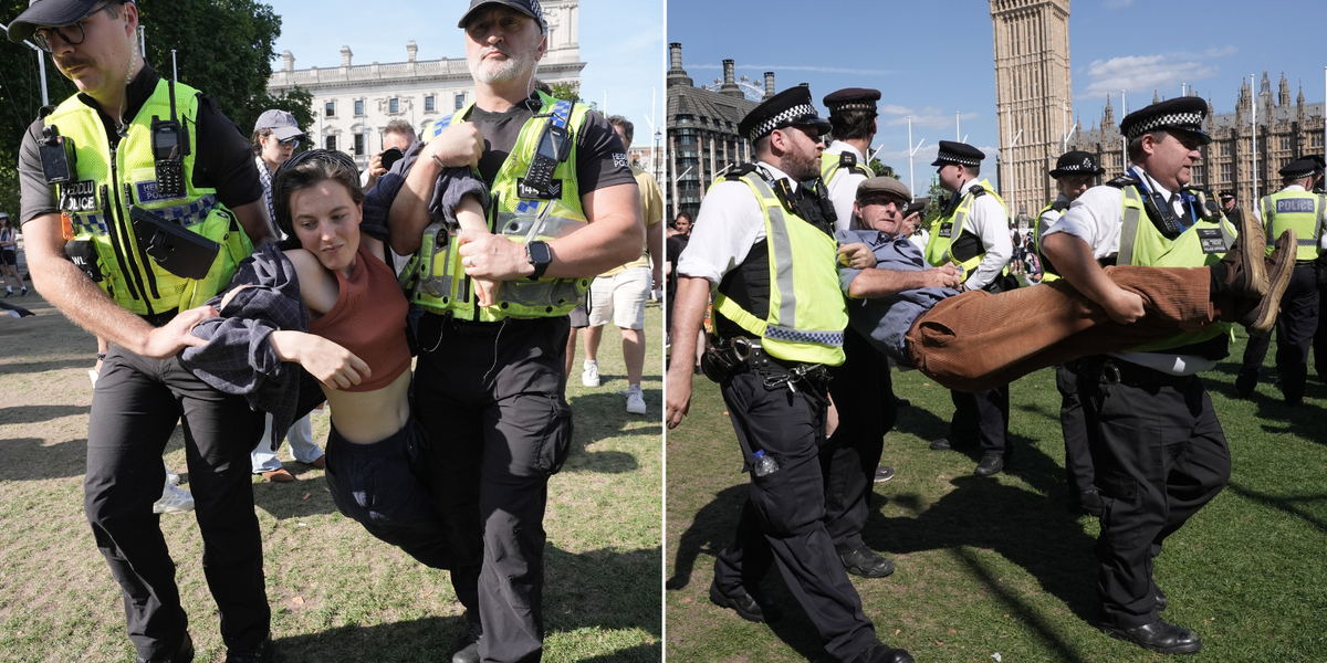 NextImg:Every single 'Palestine Action supporter' at central London protest released after police make over 500 arrests