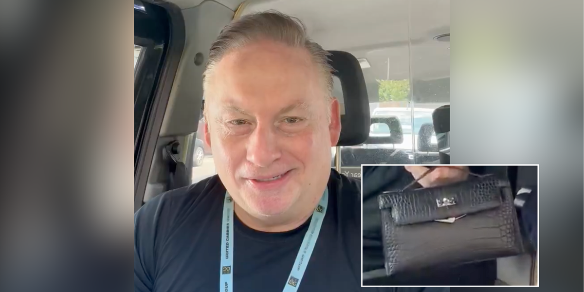NextImg:Selfless6 London cabbie tracks down tourist and returns six-figure designer bag