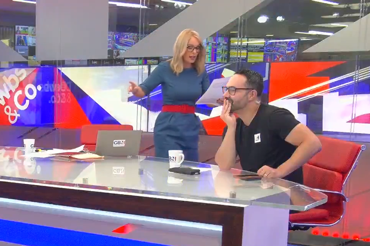 WATCH: Michelle Dewberry STORMS off GB News set after reading out t...