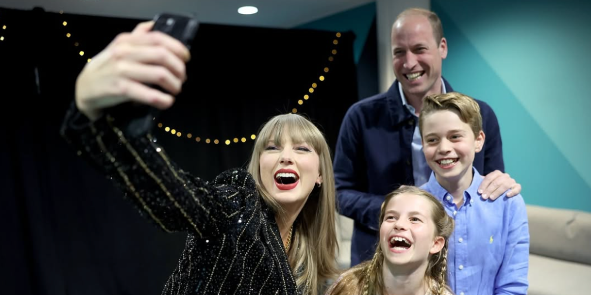 Taylor Swift reveals Jason Kelce’s dilemma when meeting Prince William, Prince George and Princess Charlotte Taylor Swift reveals Jason Kelce’s dilemma when meeting Prince William, Prince George and Princess Charlotte