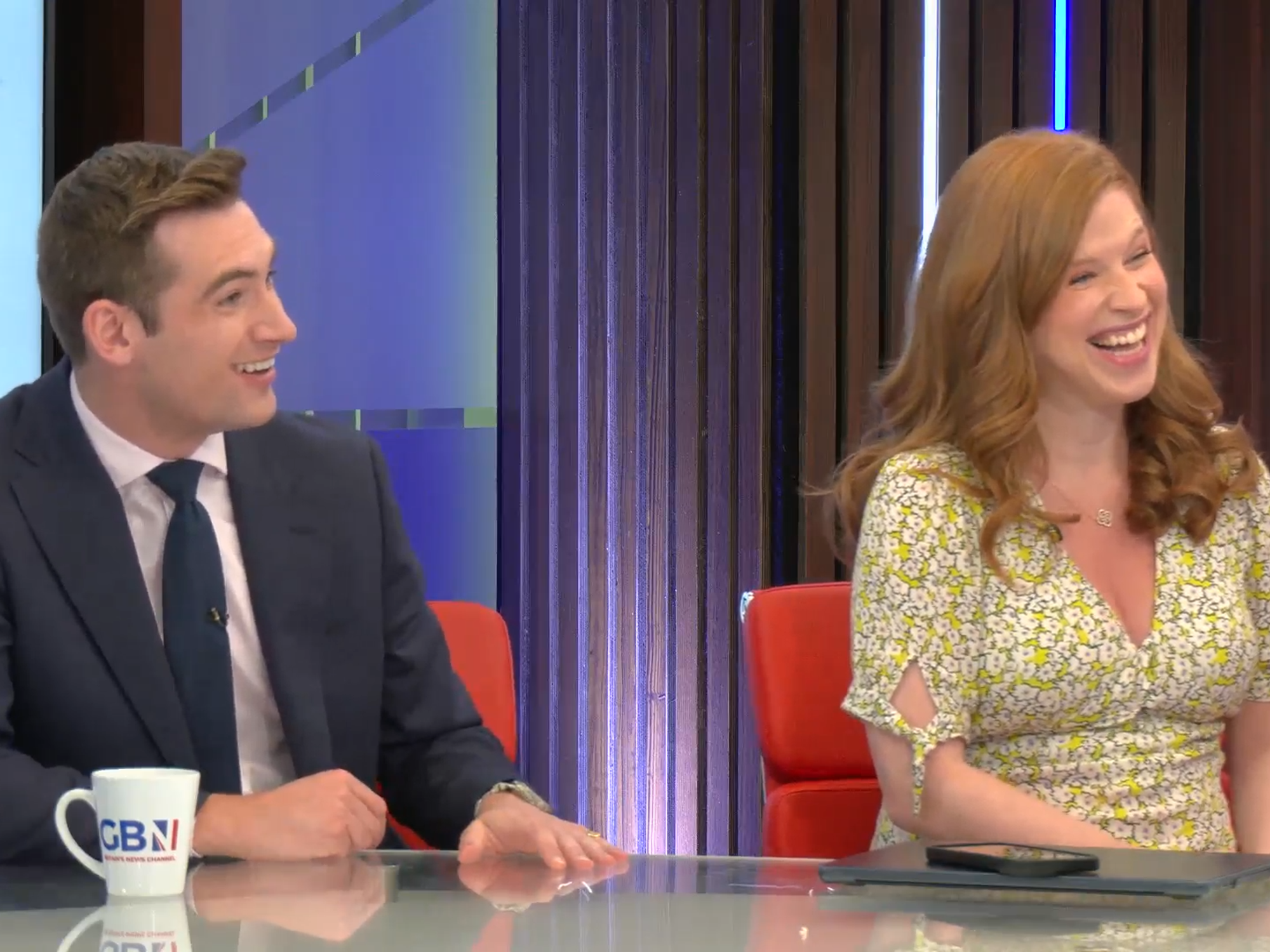 'Did me dirty!' Hilarious moment Tom Harwood thanks Alex Armstrong after relentless GB News teasing