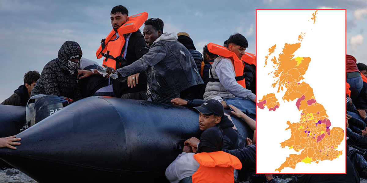 Migrant crisis: Interactive map reveals how many migrants have entered on Keir Starmer’s watch