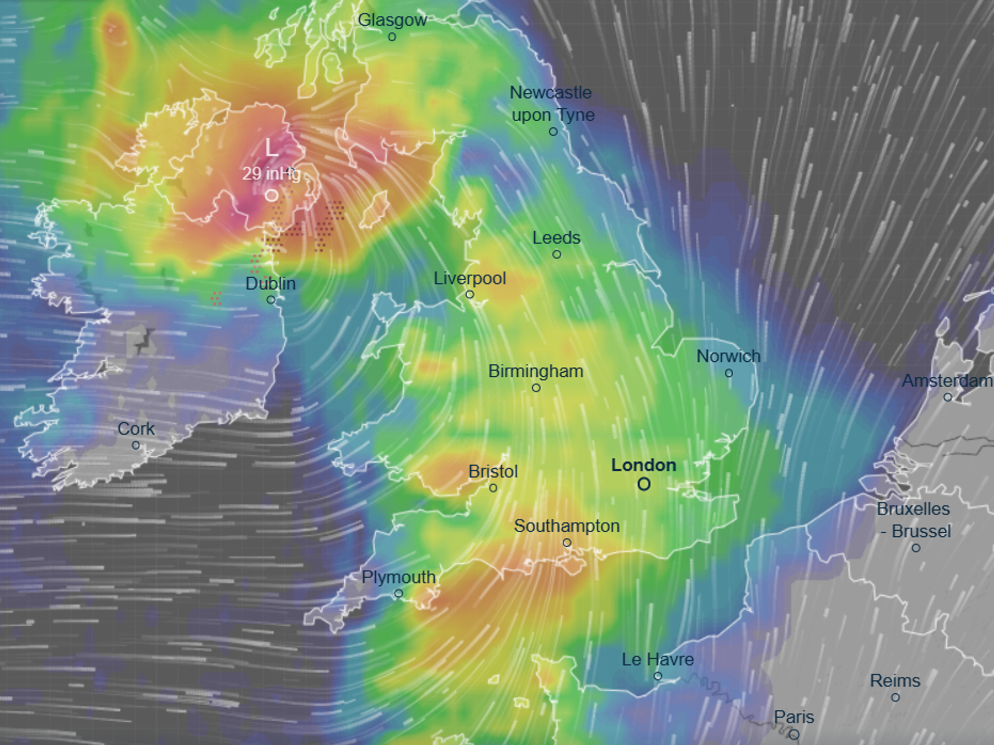 UK weather: Temperatures to plummet as 'gates to the Atlantic' burst open bringing a week of storms