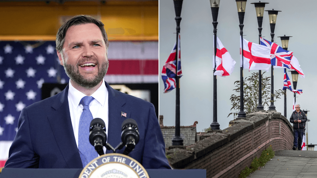 JD Vance tells patriotic Britons to 'push back against crazies' offended by St George's flag