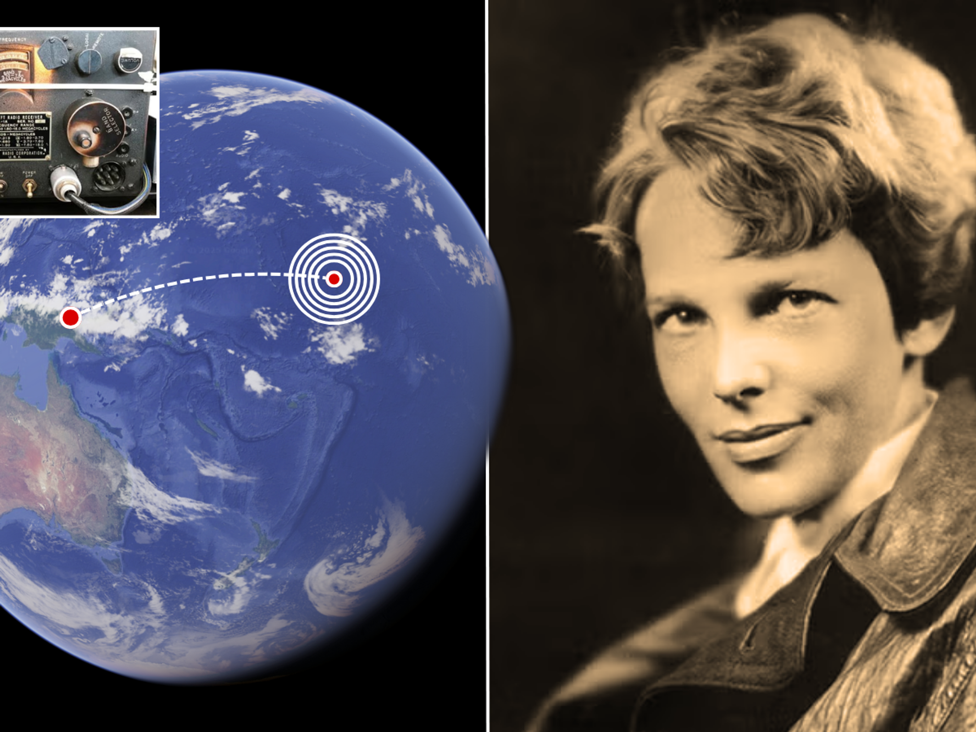 'We know where she was!' Amelia Earhart's plane 'found in Pacific Ocean' by scientists using rest...