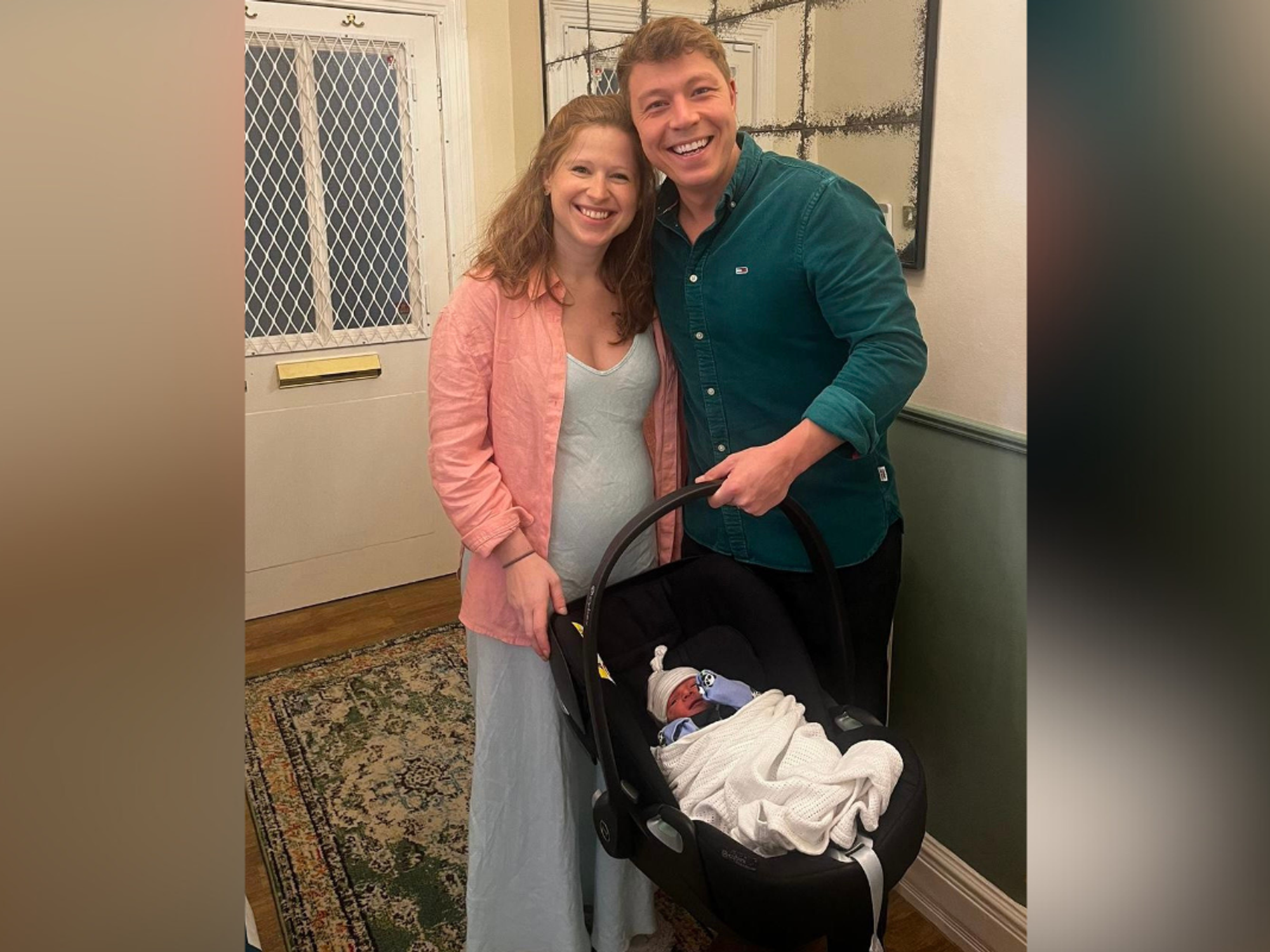 Emily Carver and Patrick Christys welcome 'happy and healthy' baby boy as GB News couple release ...