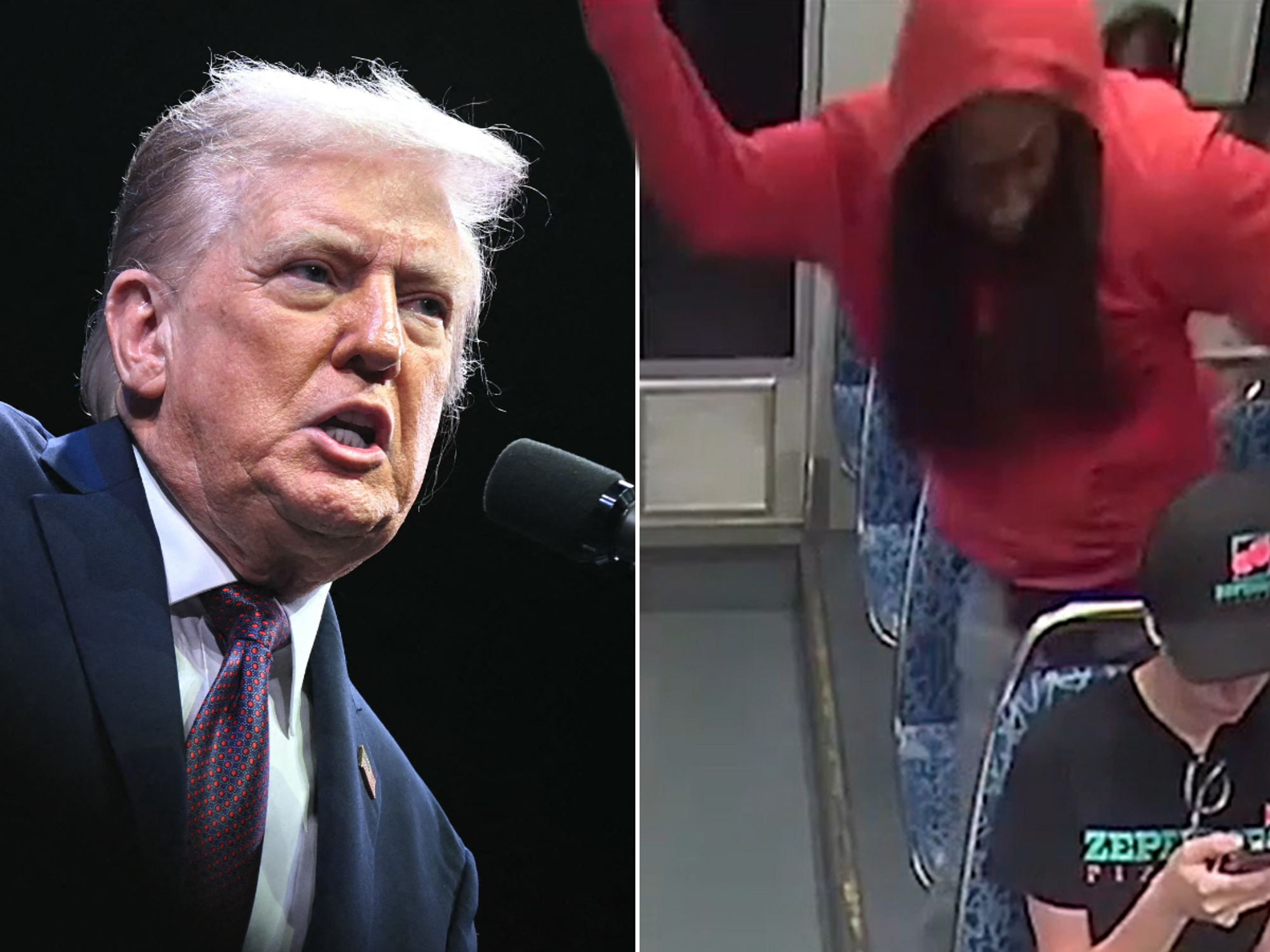 'BLOOD on Democrat hands' - Donald Trump left furious by sickening train attack on innocent Ukrai...