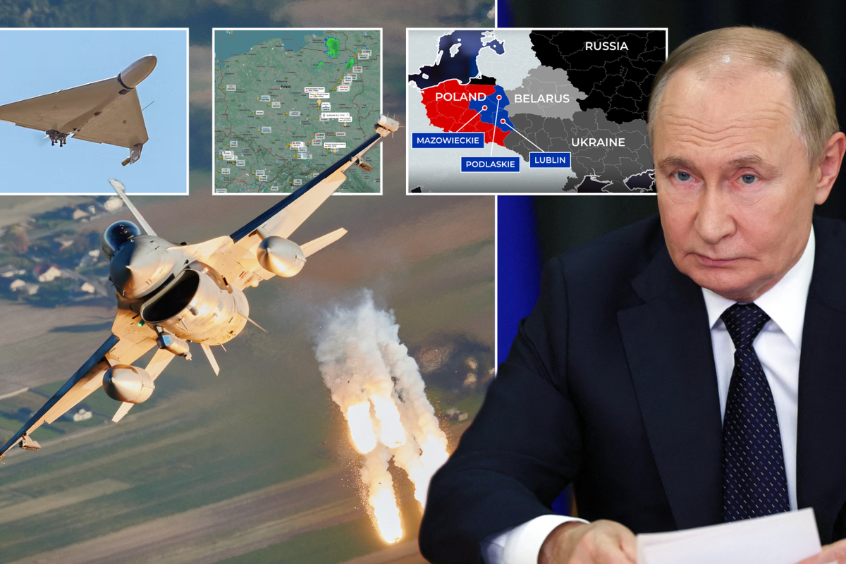 Russian 'suicide drones' shot down in Poland after Nato scrambles fighter jets