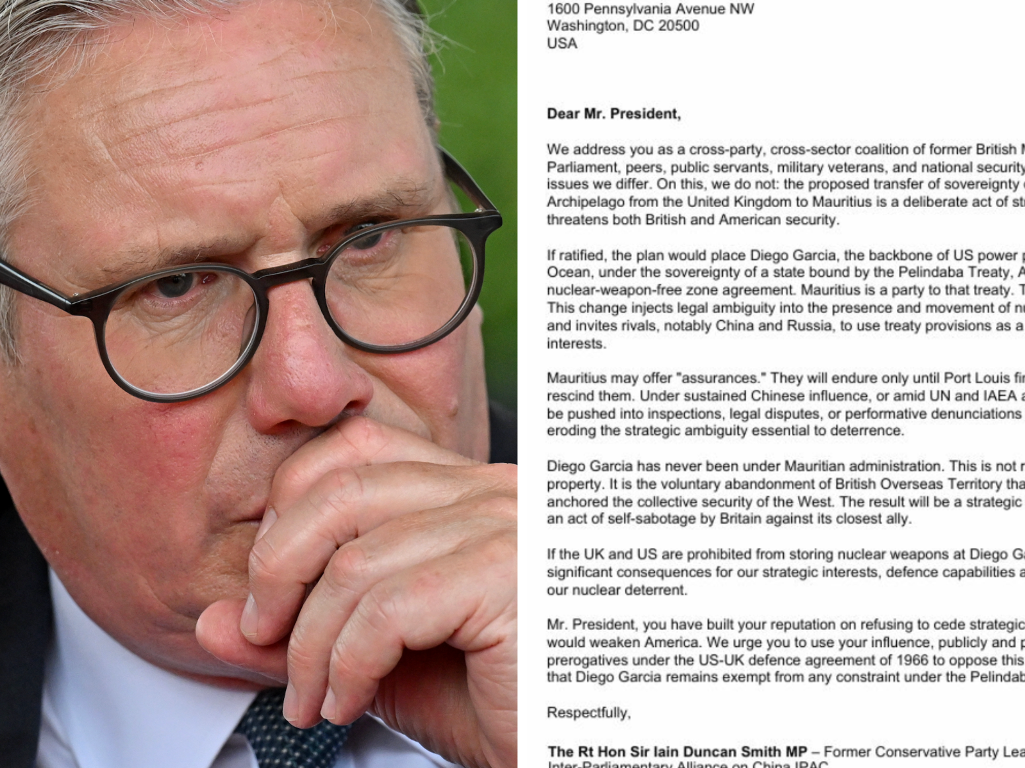 EXPOSED: Keir Starmer humiliated on eve of Donald Trump visit as bombshell letter threatens 'surr...