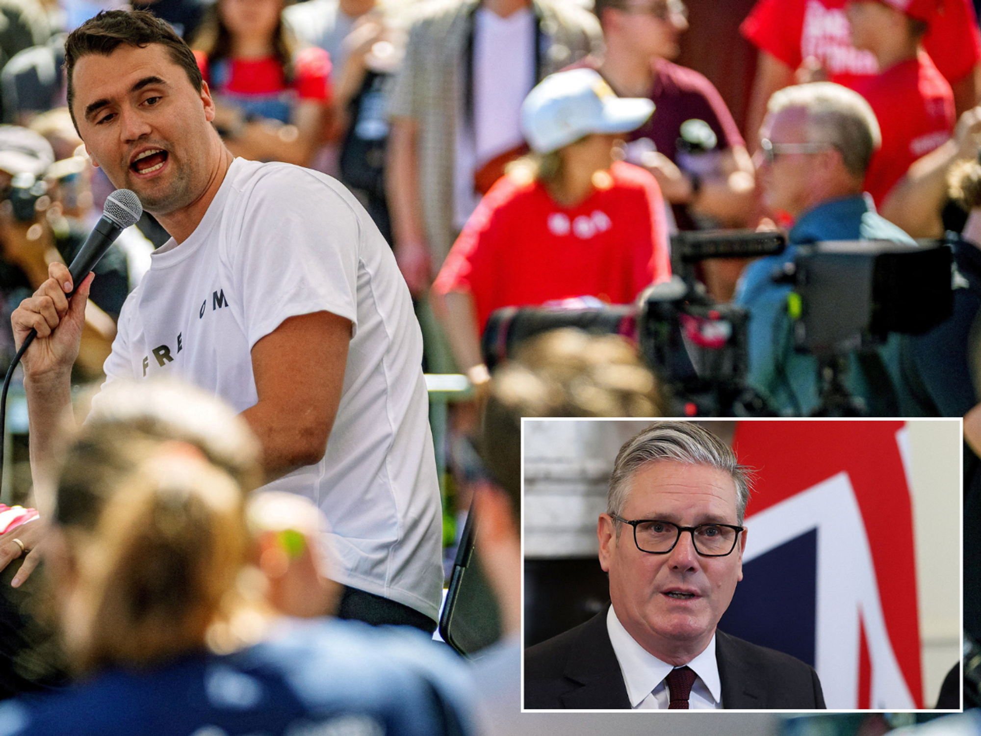 Keir Starmer leads UK tributes to Charlie Kirk after Trump ally shot dead during university campus speech