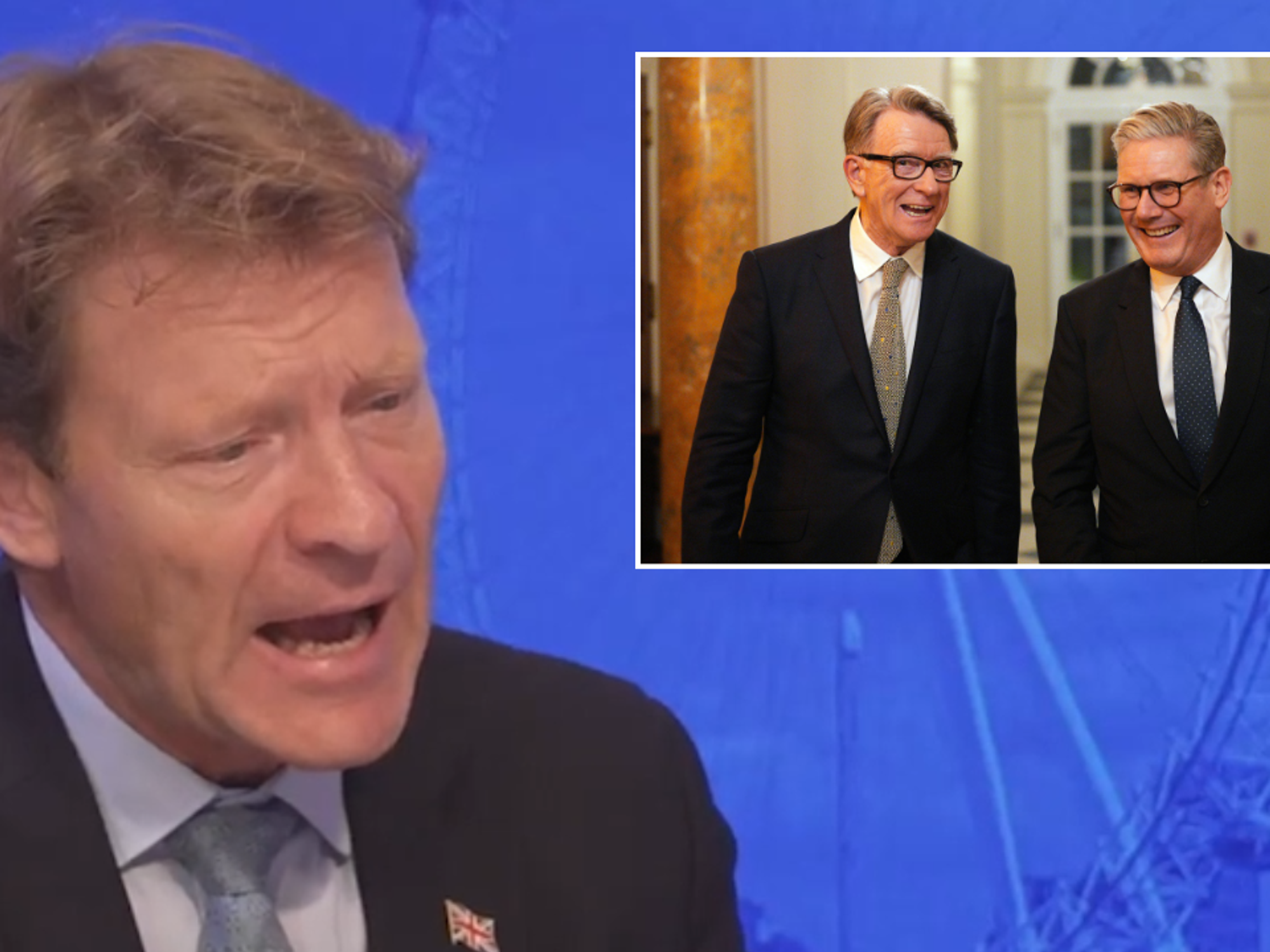 ‘Good riddance’: Richard Tice skewers Lord Mandelson as PM’s judgement thrown into question