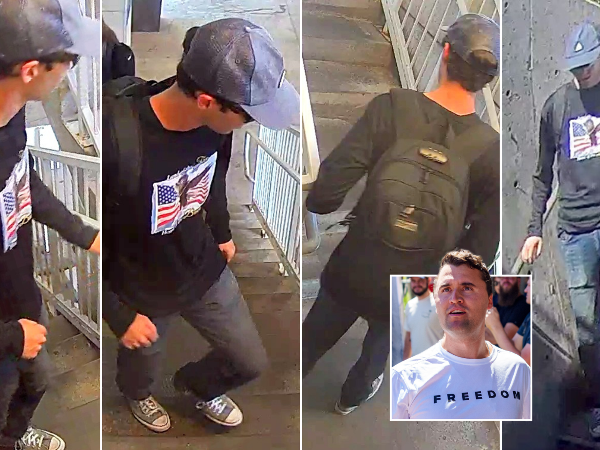 Gunman seen running from roof in bombshell new footage from Charlie Kirk investigation - as hunt ...