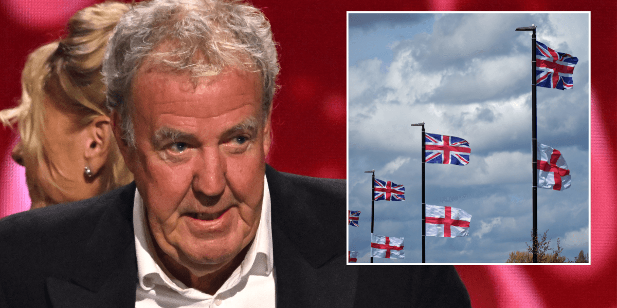Jeremy Clarkson wades into St George’s Cross row as he exposes flaw in clamp-down on patriotic gesture Jeremy Clarkson wades into St George’s Cross row as he exposes flaw in clamp-down on patriotic gesture