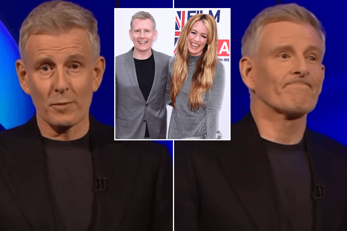 Patrick Kielty fights back tears as he makes emotional statement upon TV return after Cat Deeley marriage split: 'Never alone'