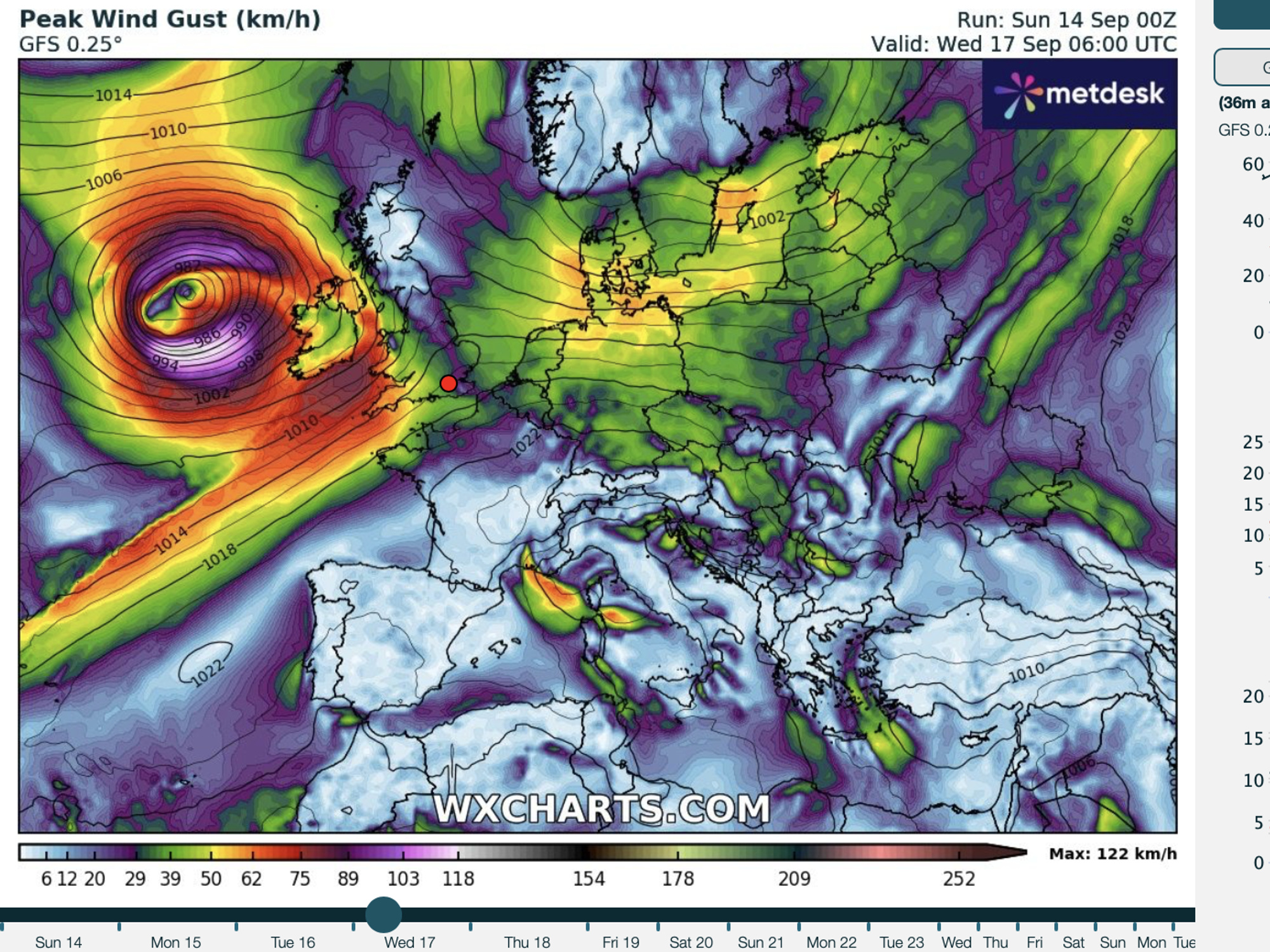UK weather: Cyclonic storm system to barrel through Britain as warnings in place for flying debri...