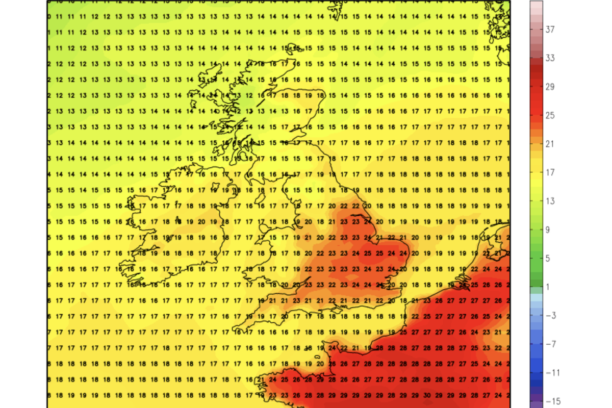 UK weather: Late summer heat will see Britain hit with 25C tropical plume