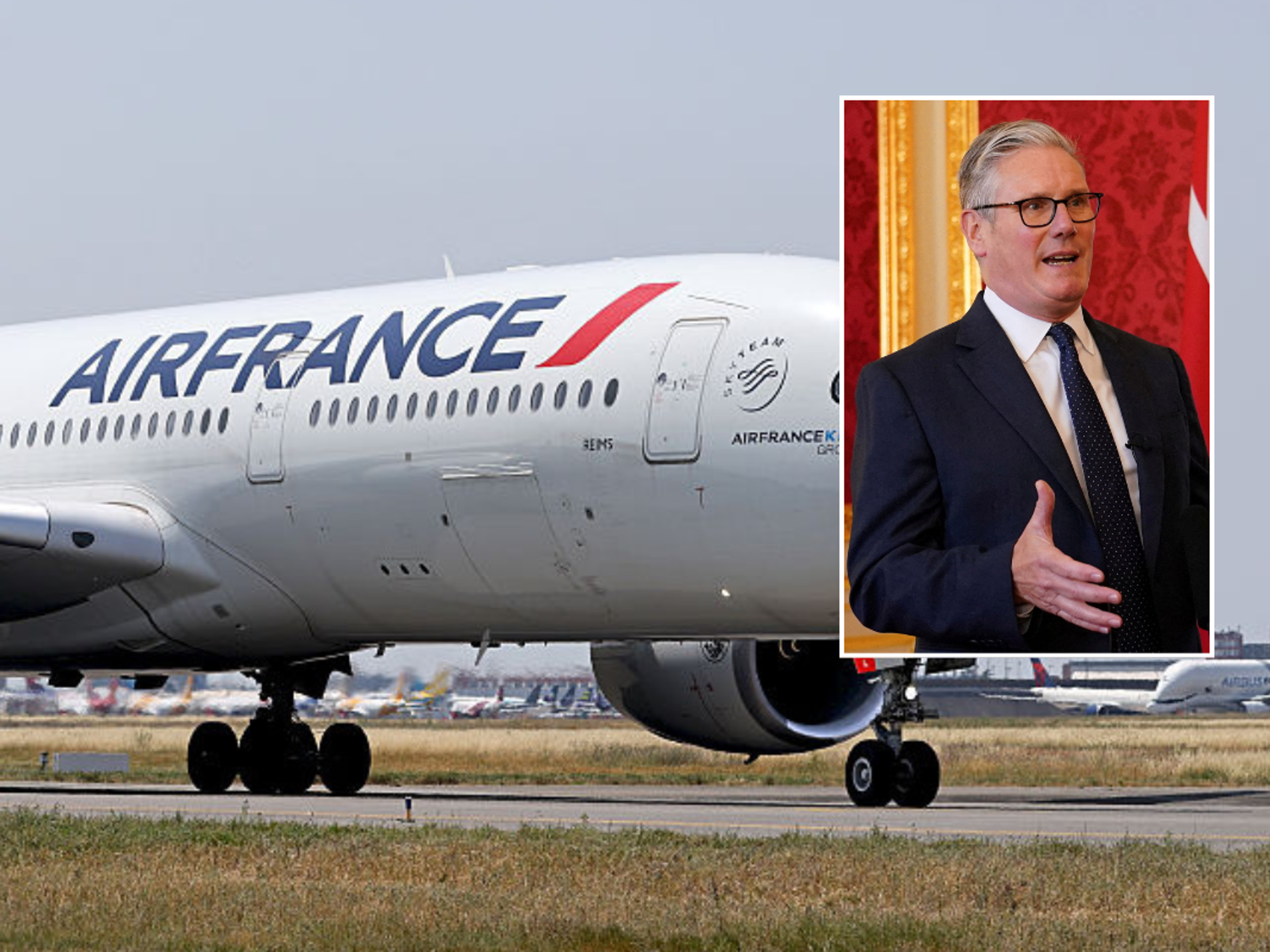 Second 'one in, one out' deportation flight takes off with ZERO migrants on board in latest humil...