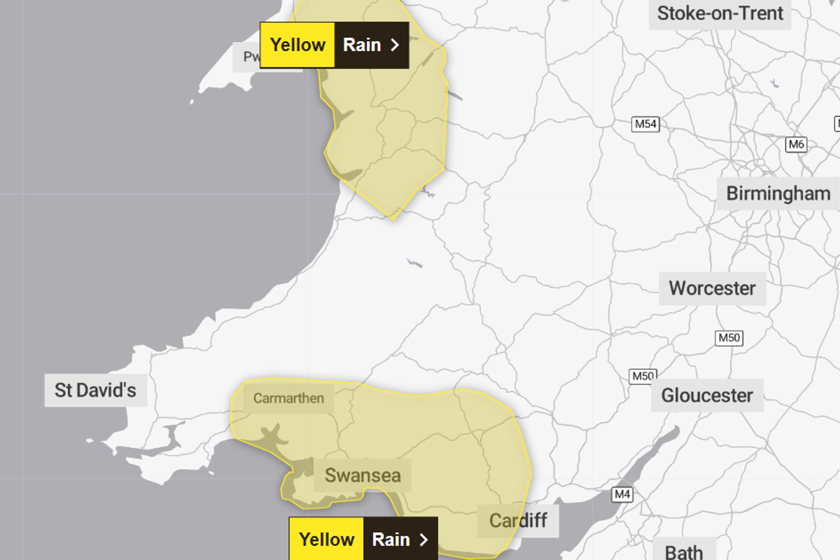 UK weather: Two-day monsoon deluge threatens flooding in parts of Britain as the Met Office issues yellow warning for rain