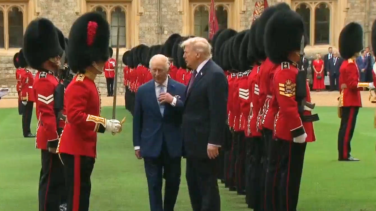 WATCH: Donald Trump and King Charles make ‘deli...