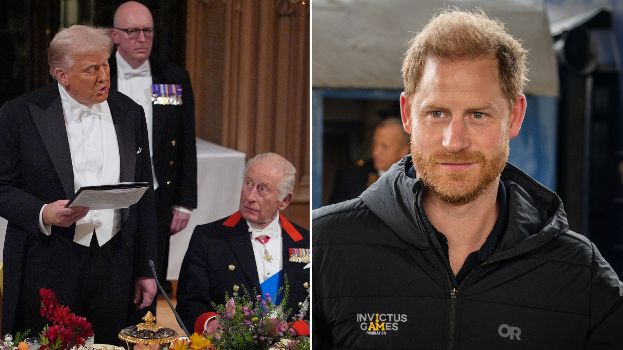 Donald Trump appears to take swipe at Prince Harry in State Banquet speech
