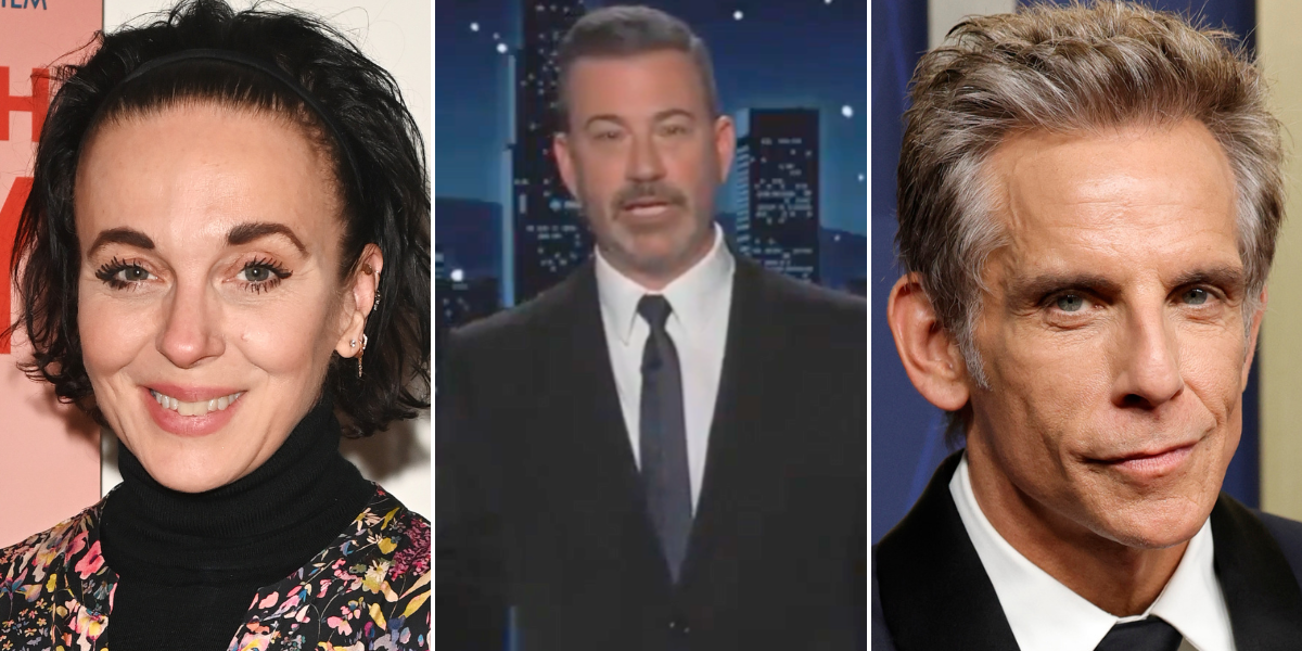 Amanda Abbington leads furious celebs after US talk show host has show pulled over Maga comments Amanda Abbington leads furious celebs after US talk show host has show pulled over Maga comments