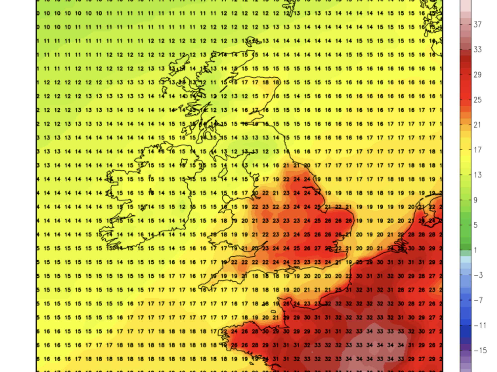 UK weather: Plume of hot air to bring summer-like 27C to Britain as tropical air sweeps in from Europe